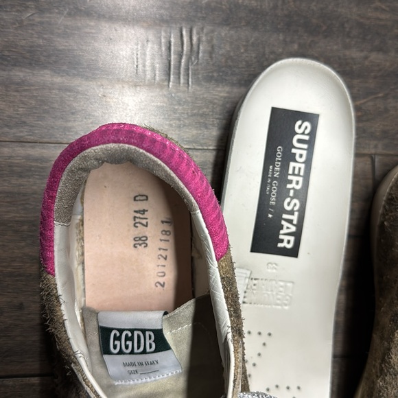 Golden goose leopard print with blue star super star - Picture 9 of 11